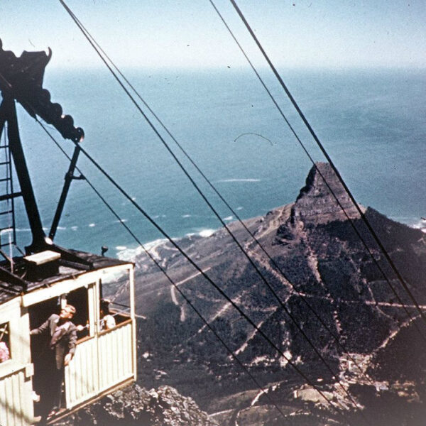 Photos found on an old camera, South Africa 2 Cable Way Table Mountain Where is the door That wouldnt be allowed today