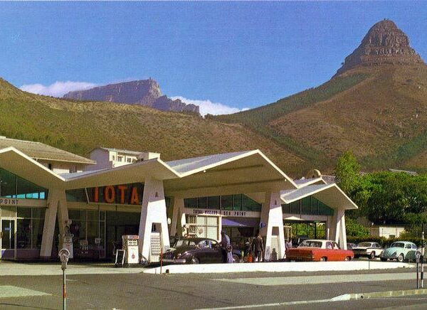 Photos found on an old camera, South Africa 12 Total garage in Main Rd Sea Point