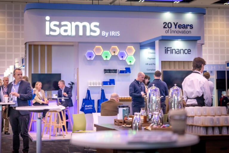 iSAMS exhibition stand and event branding at the ISBA conference